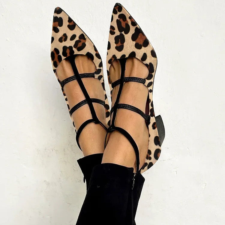 Amelia | Leopard Print Comfort Flats