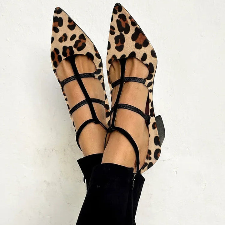 Amelia | Leopard Print Comfort Flats