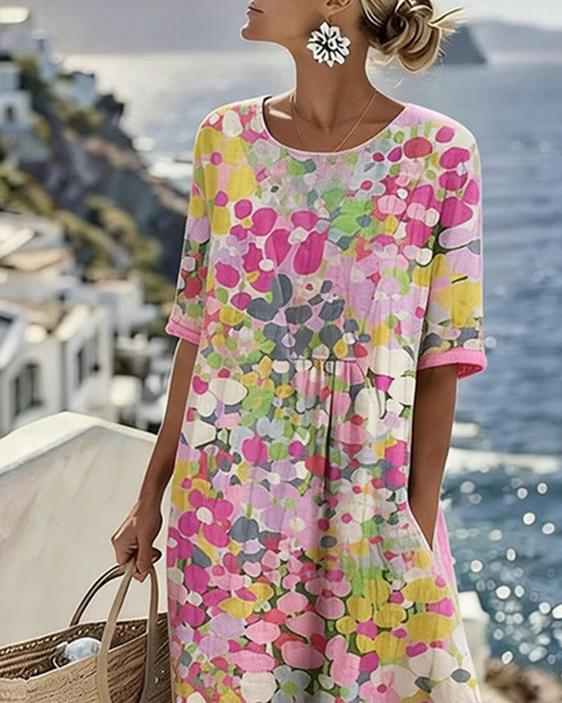 Harper | Floral Midi Dress