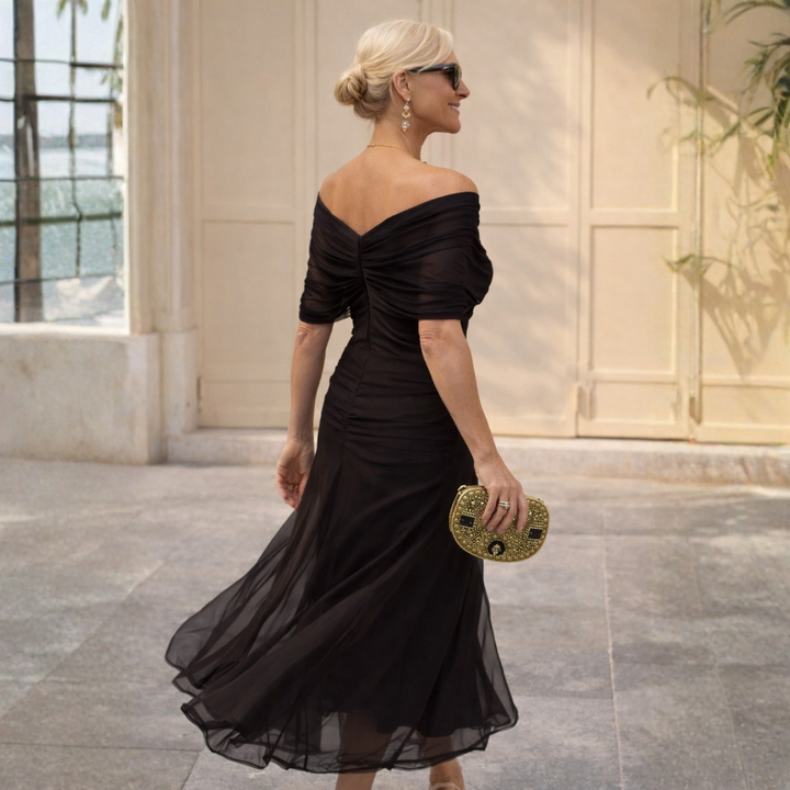 Elena | Elegant Layered Maxi Dress