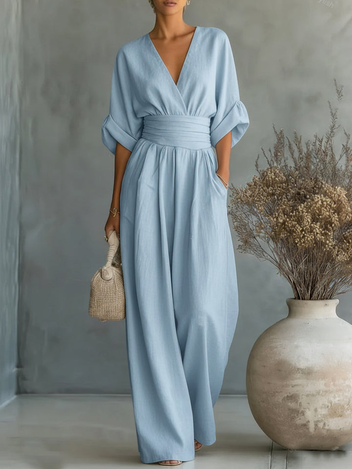 Clara | Elegant Wide-Leg Jumpsuit