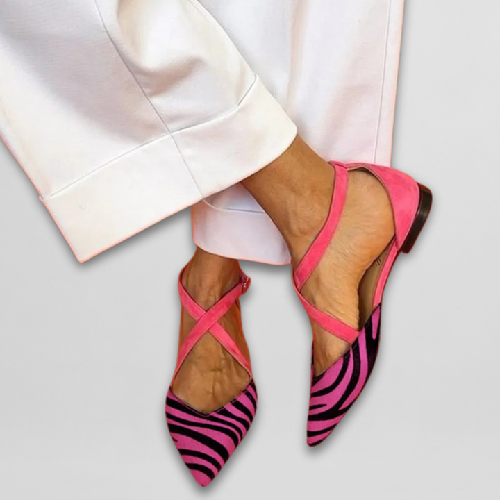 Zara | Printed Slingback Flats