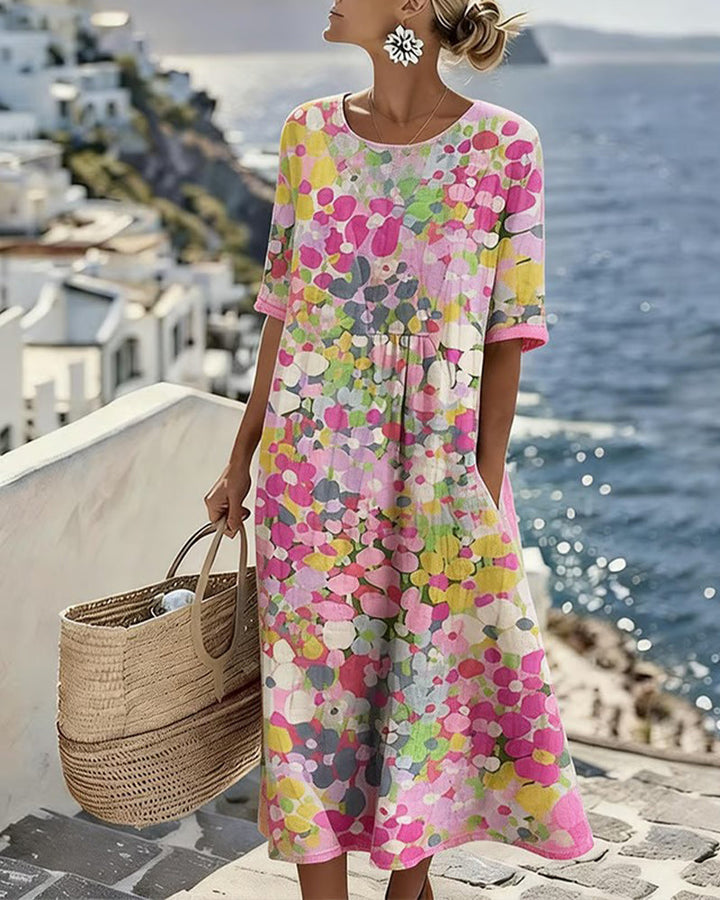 Harper | Floral Midi Dress