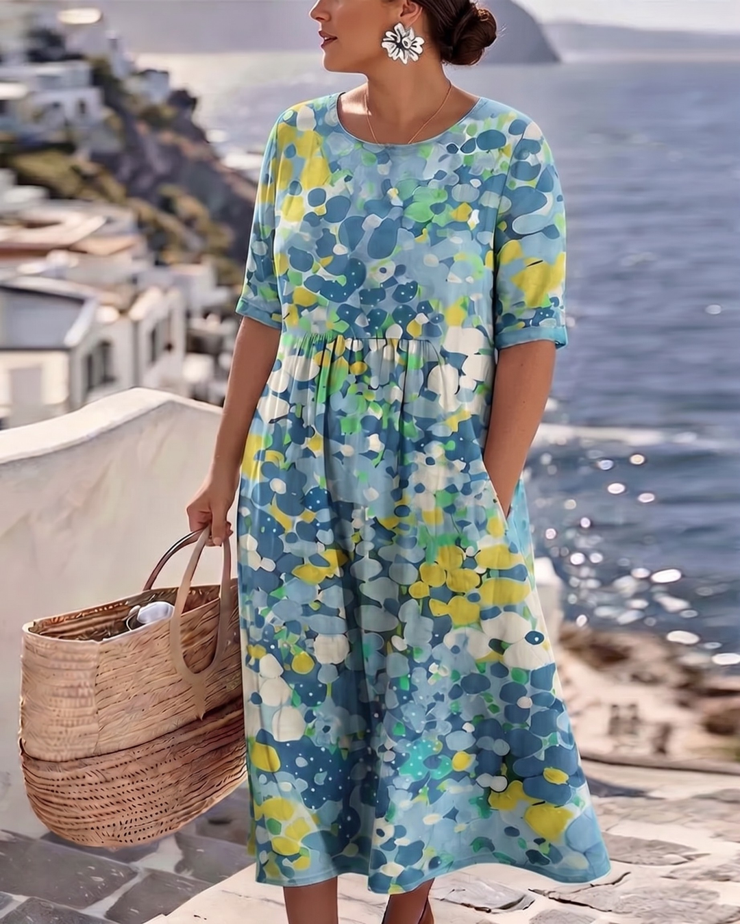 Harper | Floral Midi Dress