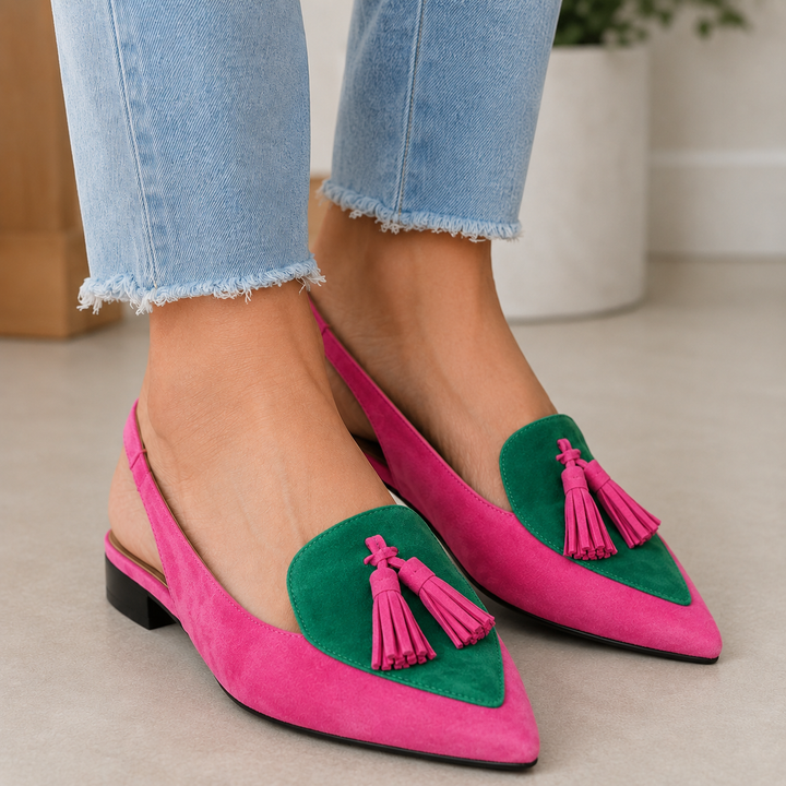 Elara | Strappy Tassel Sandals