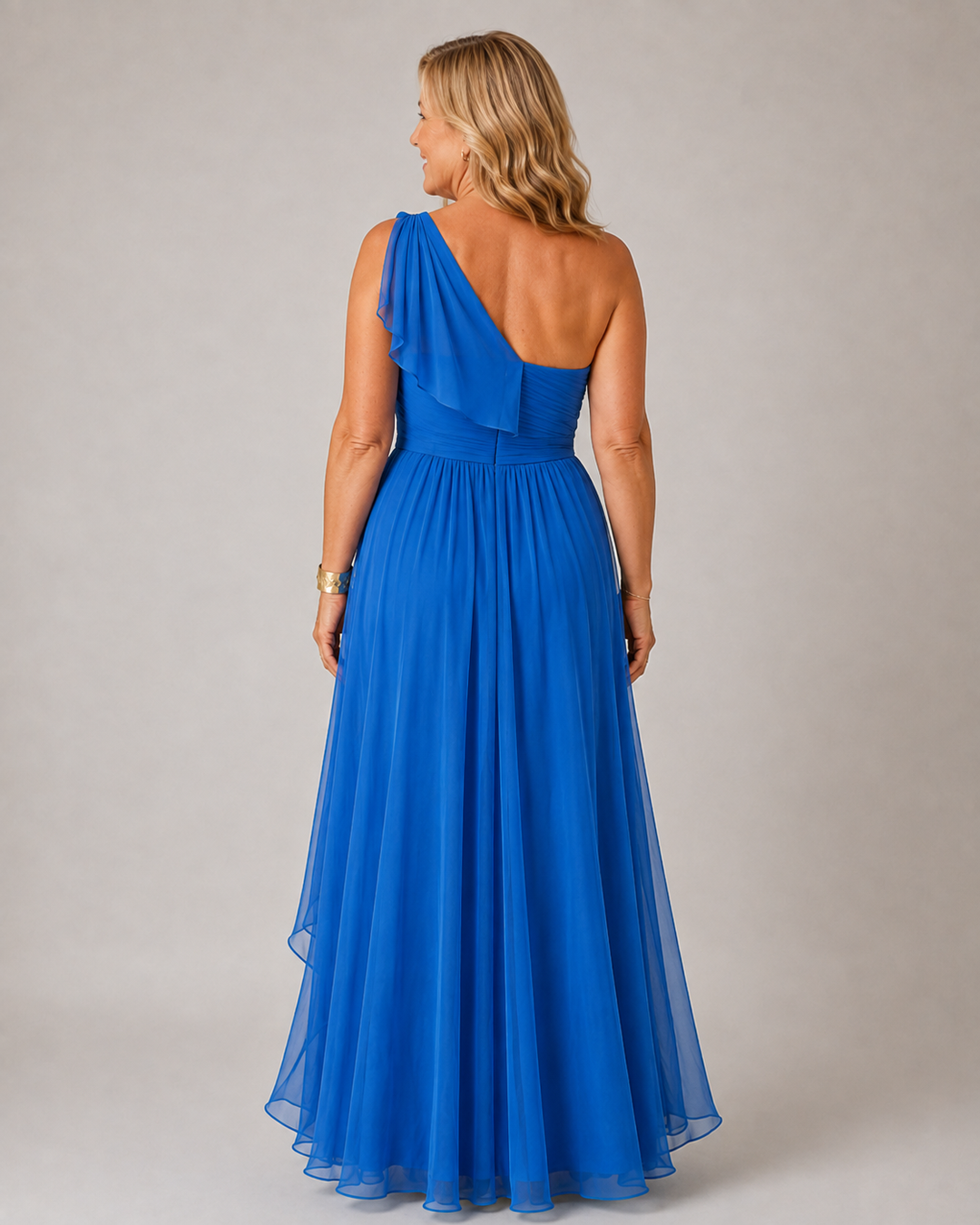 Amelia | Flowing One-Shoulder Maxi Dress
