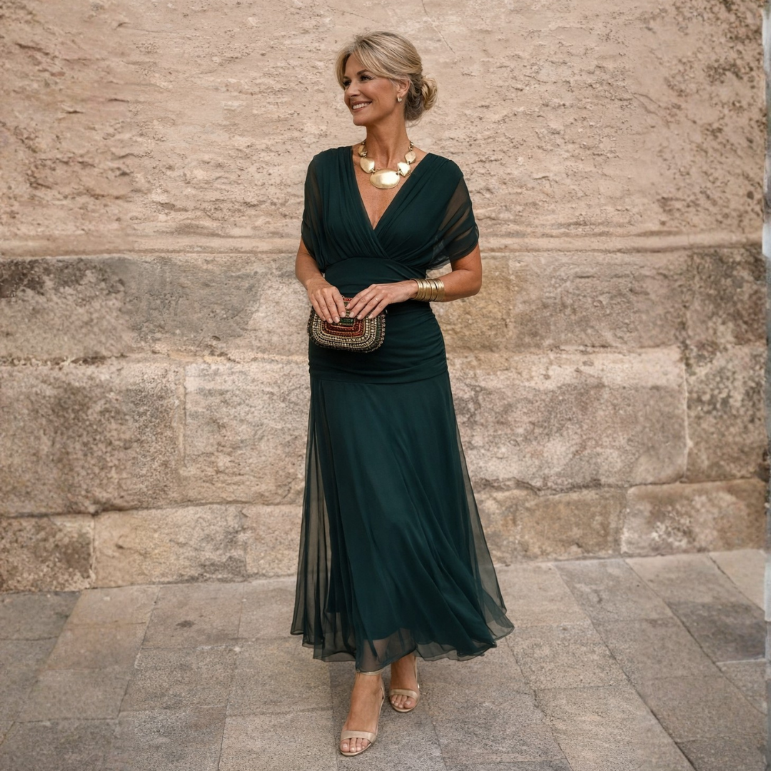 Morgan | Elegant Chiffon Maxi Dress