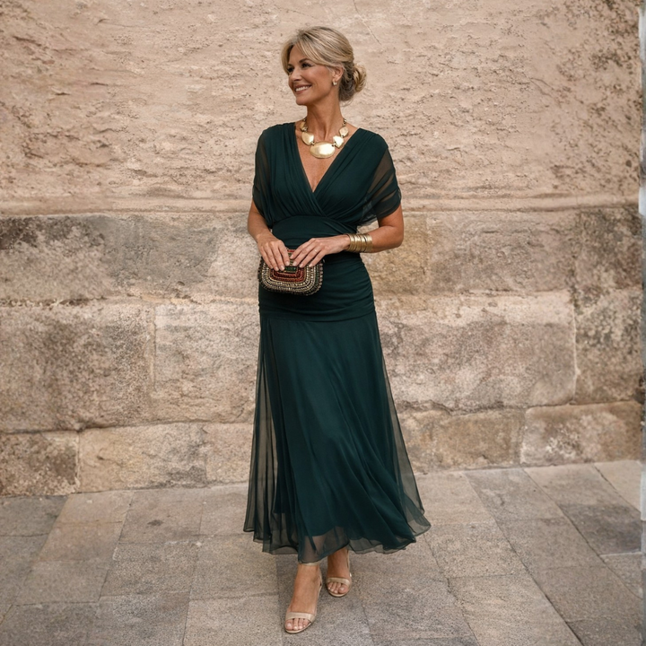 Morgan | Elegant Chiffon Maxi Dress