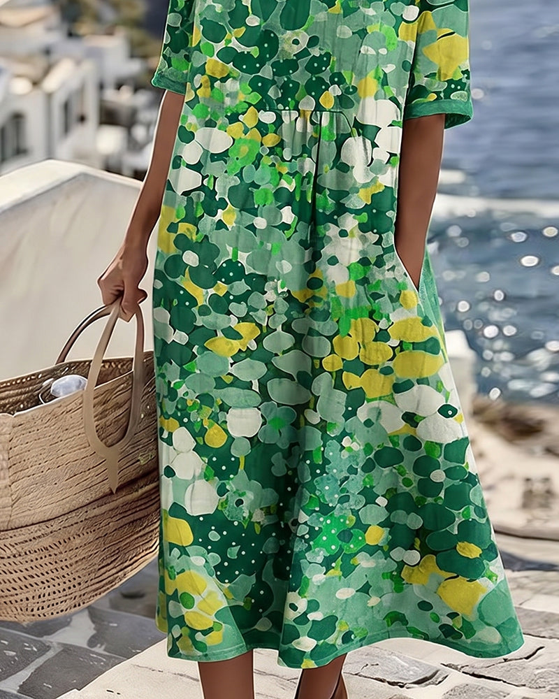 Harper | Floral Midi Dress