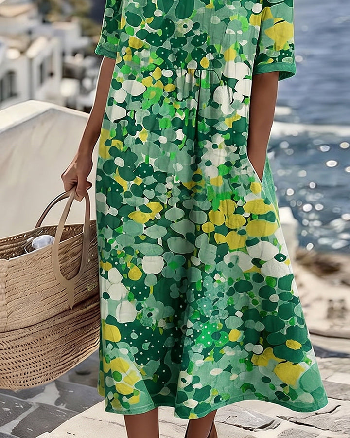 Harper | Floral Midi Dress