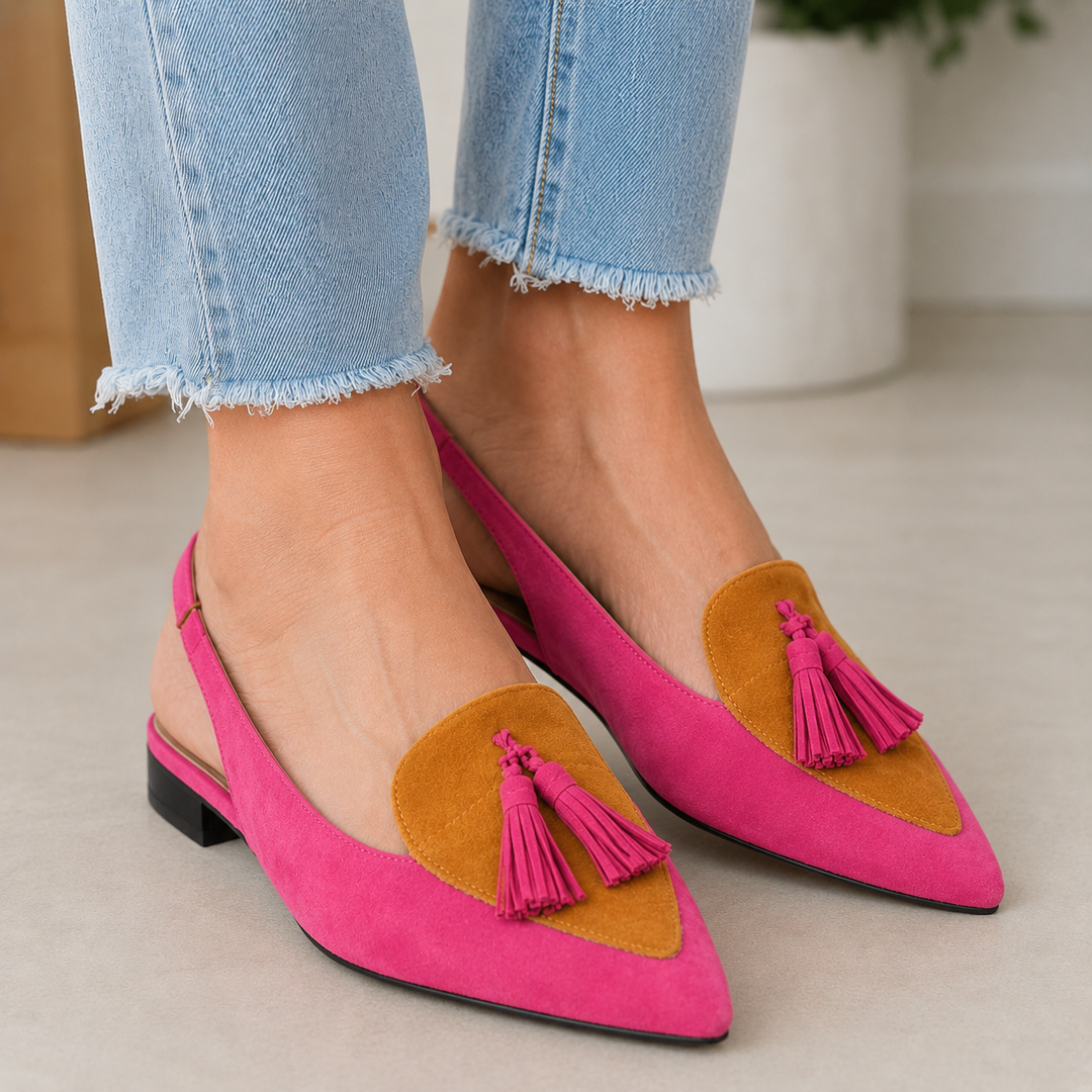 Elara | Strappy Tassel Sandals
