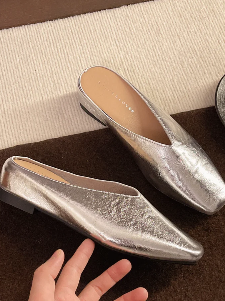 Claire | Minimalist Leather Mules