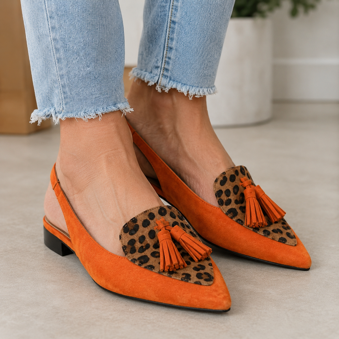 Elara | Strappy Tassel Sandals