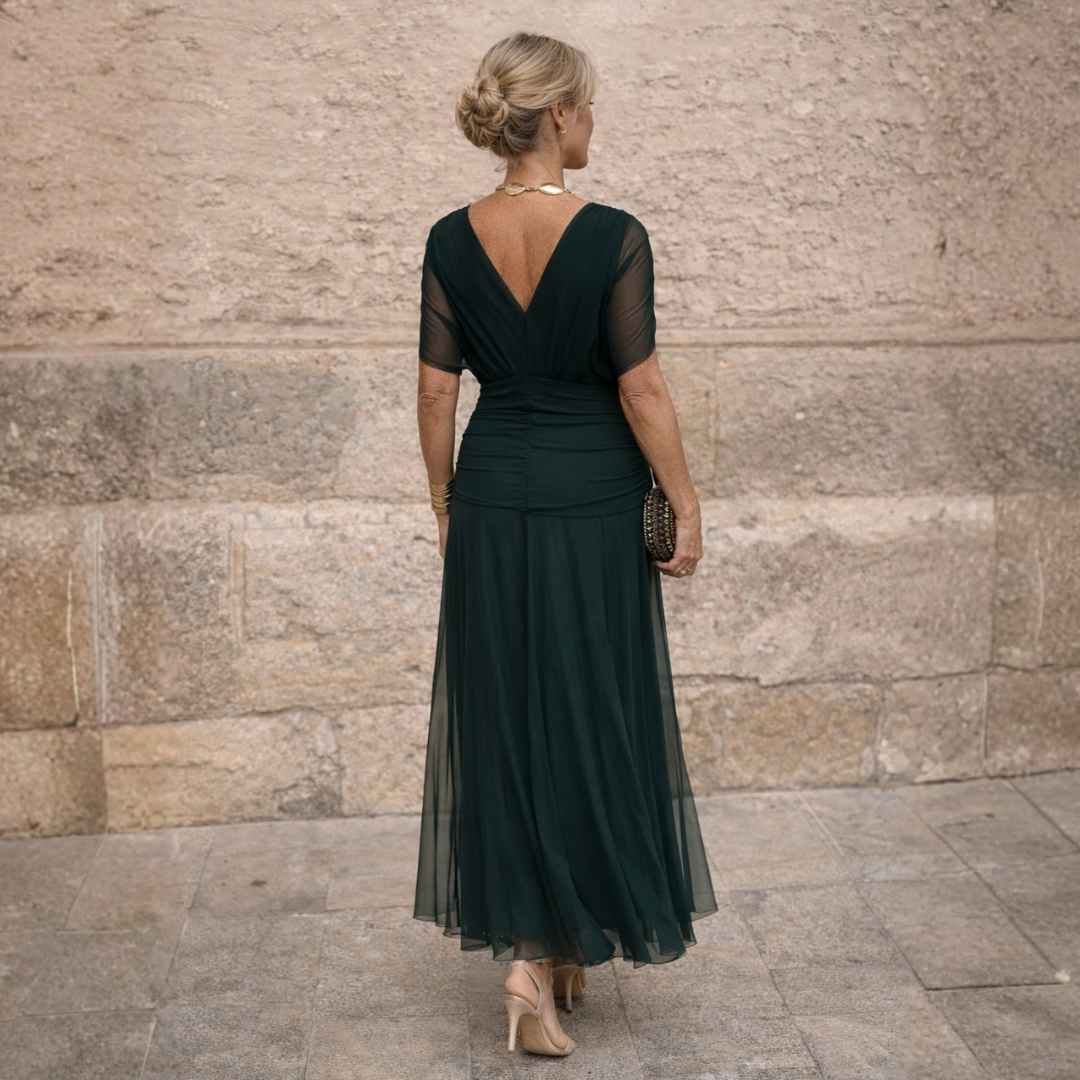 Elena | Elegant Layered Maxi Dress