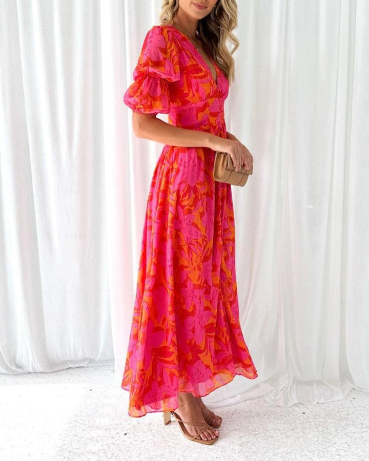 Rosalie | Elegant Floral Maxi Dress
