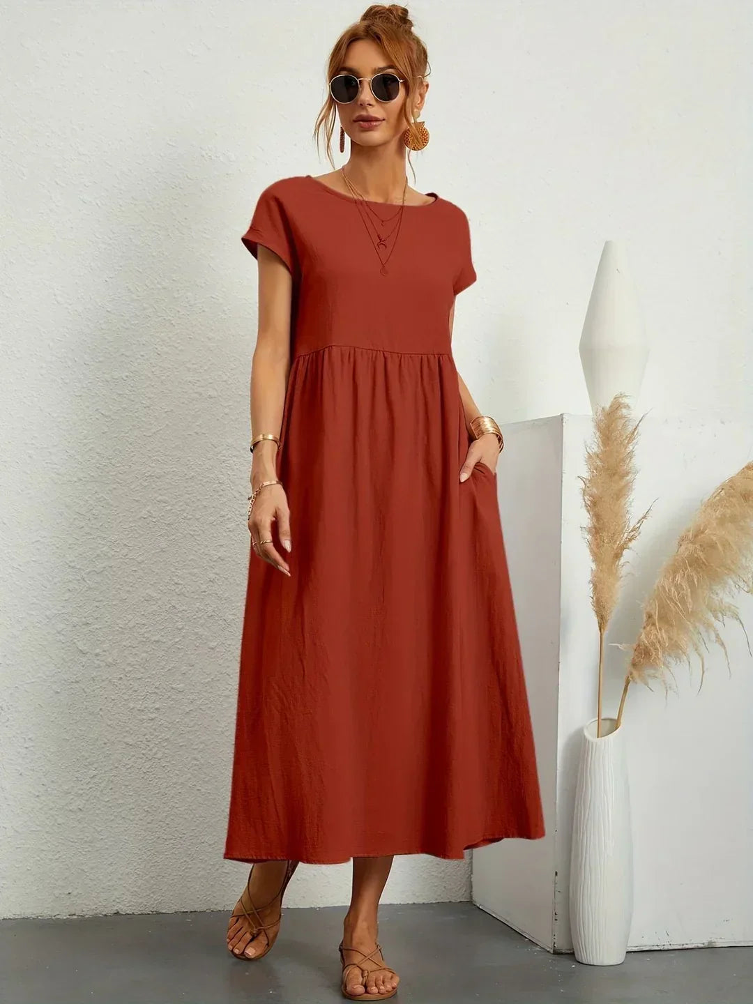 Grace | Breezy Midi Dress