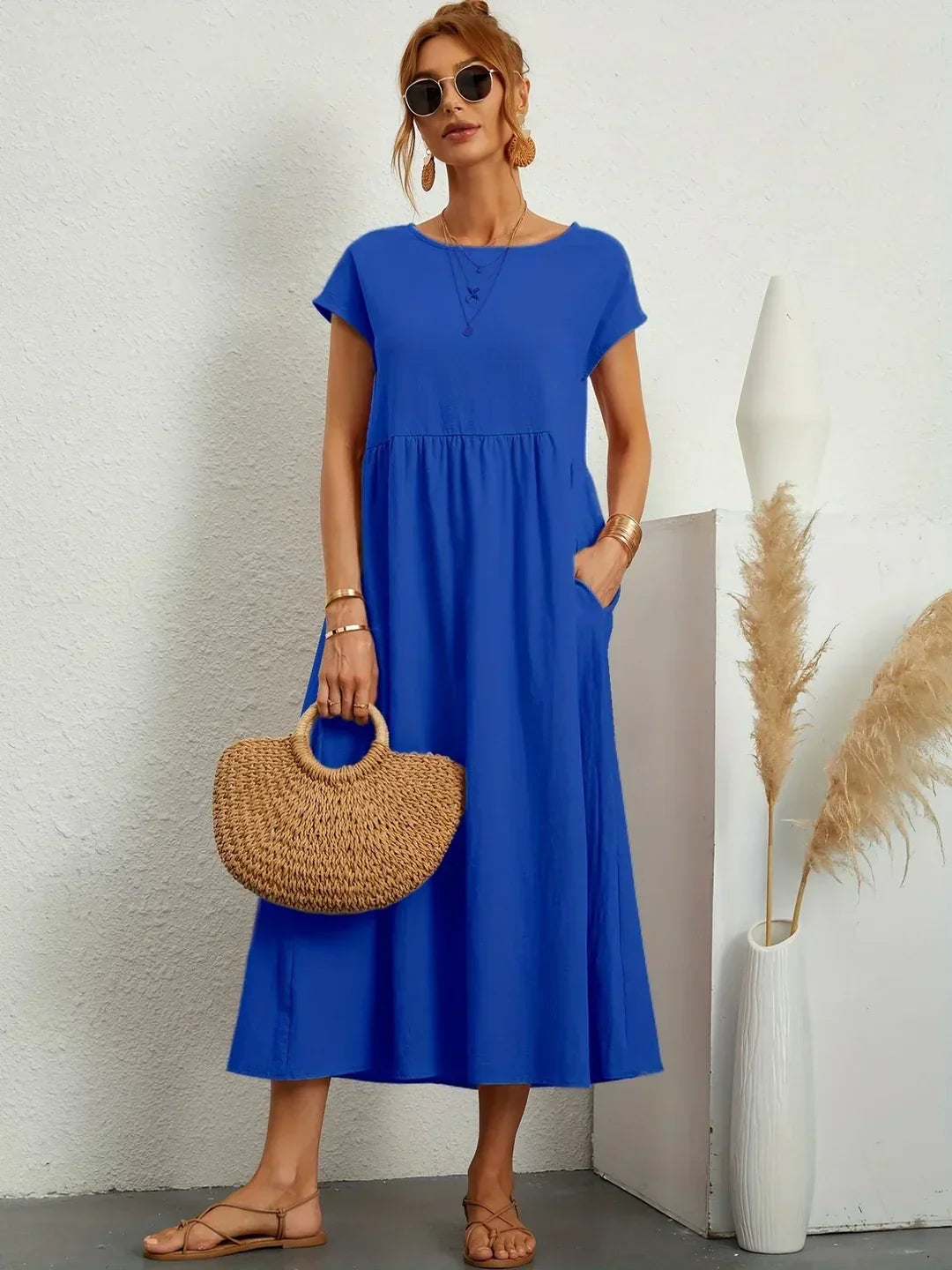 Grace | Breezy Midi Dress