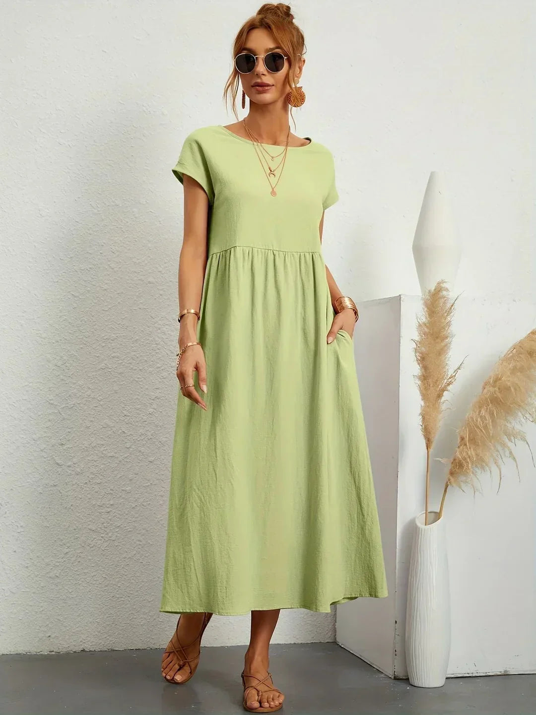 Grace | Breezy Midi Dress