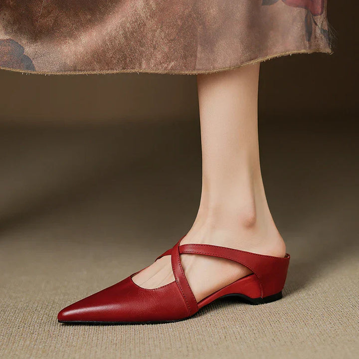 Charlotte | Elegant Pointed Mary Jane Flats