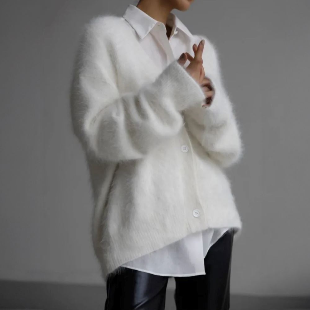 Eliza | Comfortable Fur Cardigan