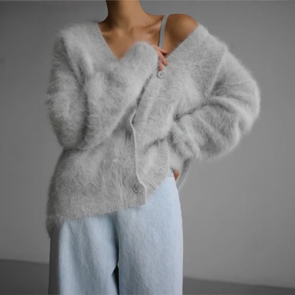 Eliza | Comfortable Fur Cardigan