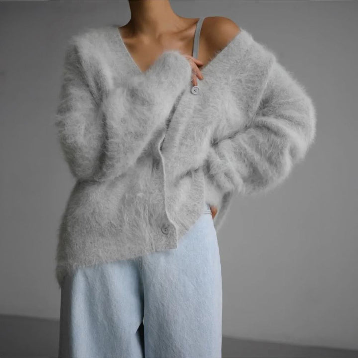 Amelia | Comfortable Fur Cardigan