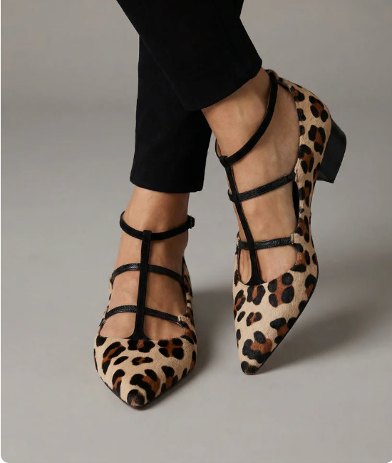 Amelia | Leopard Print Comfort Flats