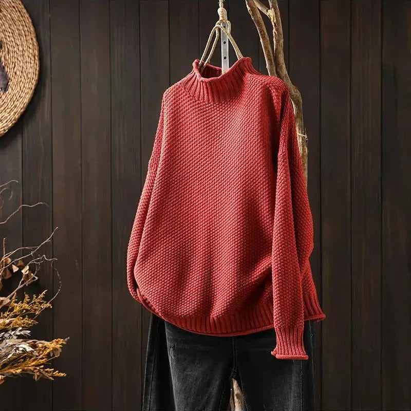 Violet | Cozy Knit Turtleneck Sweater