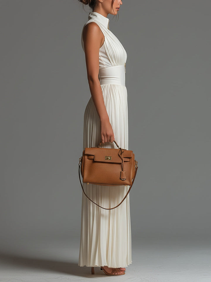 Isla | Pleated Wide-Leg Jumpsuit