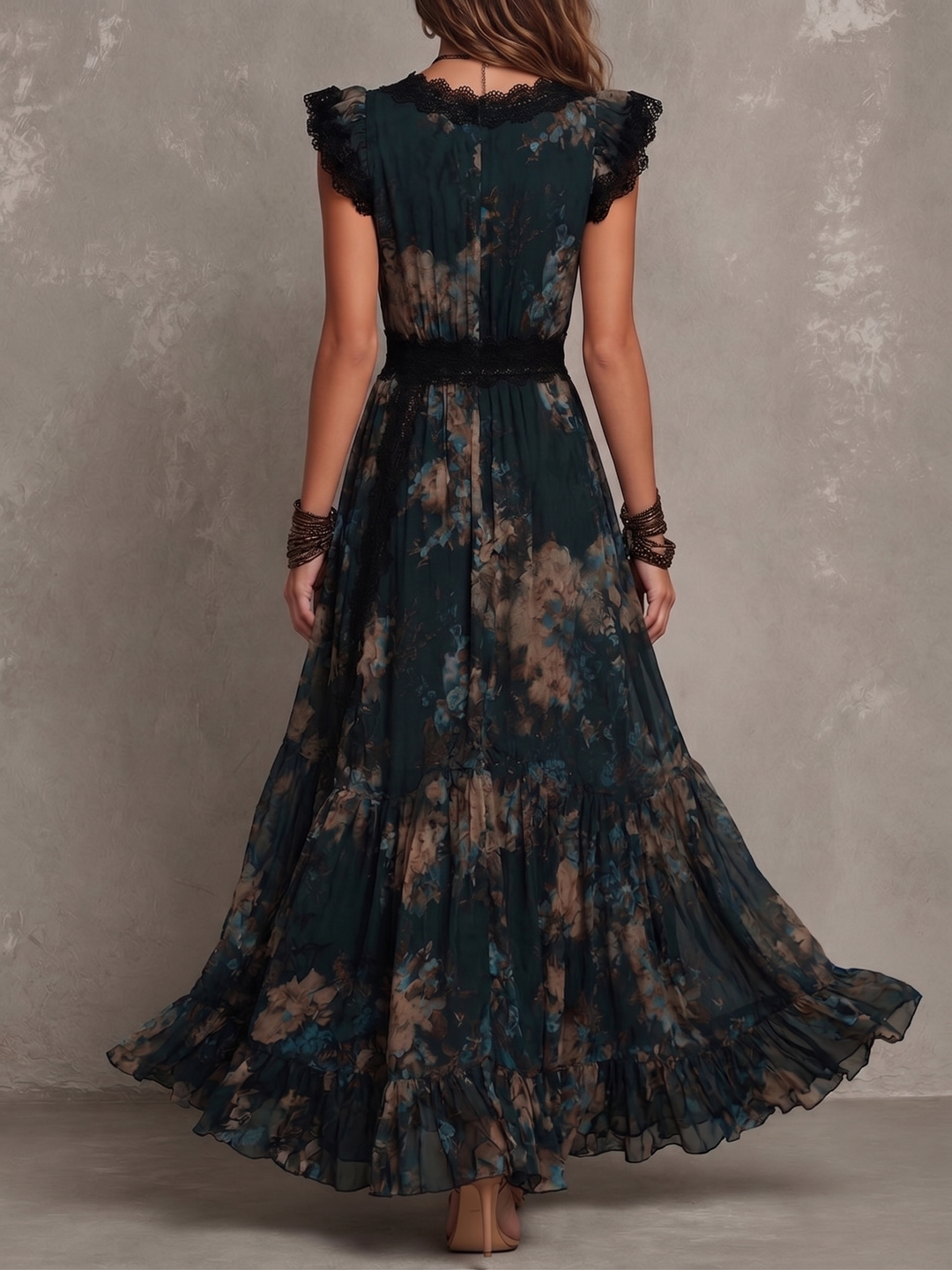 Isabelle | Elegant Floral Maxi Dress