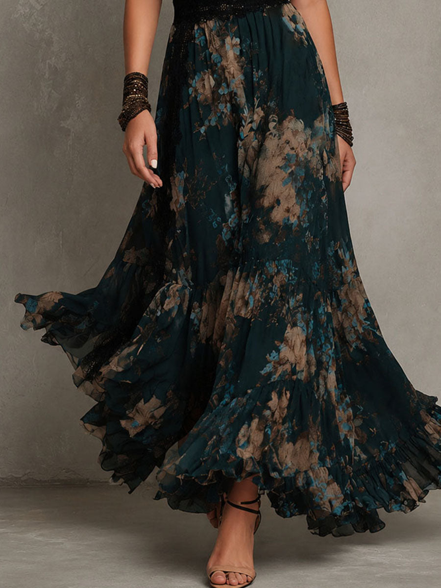 Isabelle | Elegant Floral Maxi Dress
