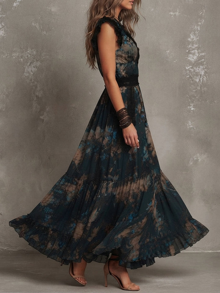 Isabelle | Elegant Floral Maxi Dress