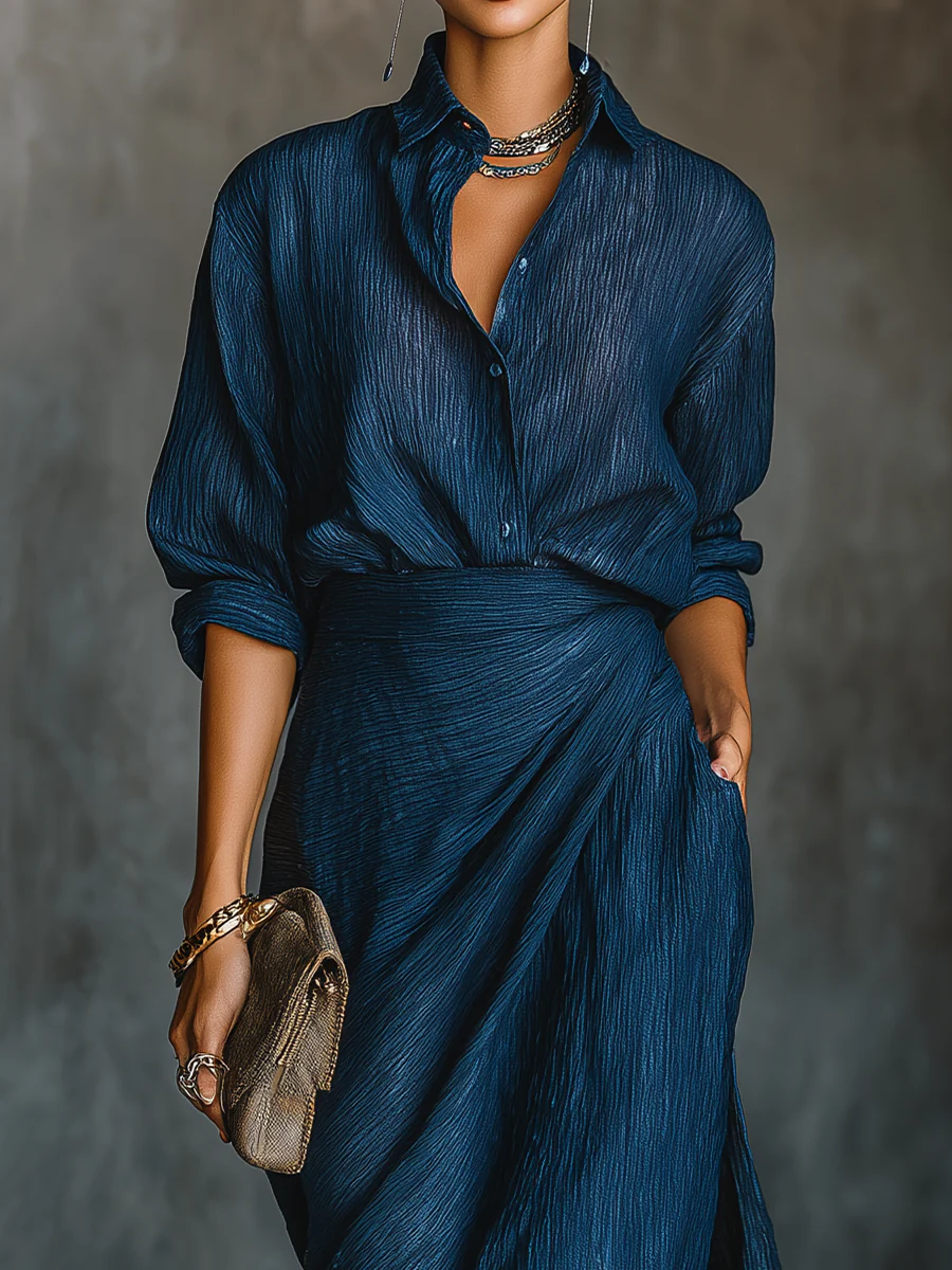 Francesca | Set consisting of shirt and long skirt