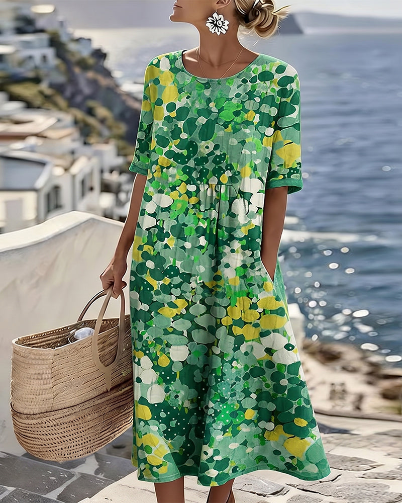 Harper | Floral Midi Dress