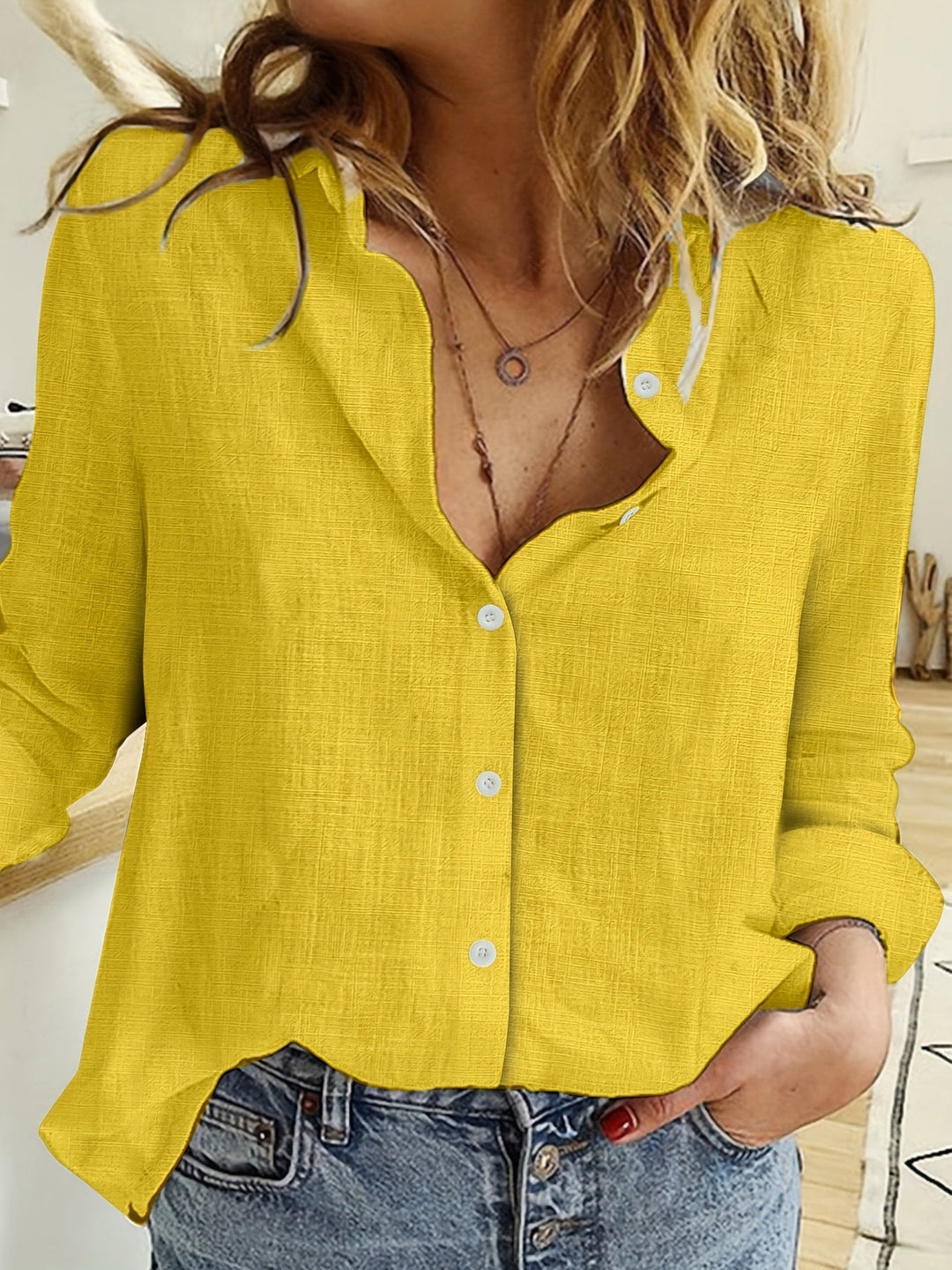 Amelia | Relaxed Button-Up Shirt