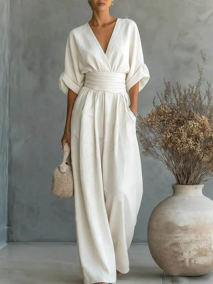 Clara | Elegant Wide-Leg Jumpsuit