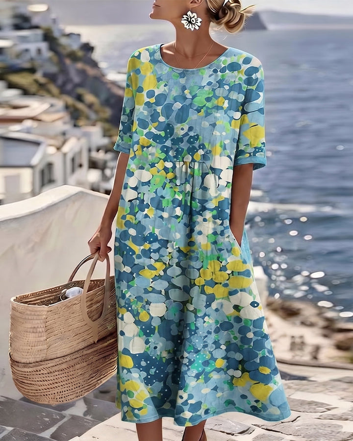 Harper | Floral Midi Dress
