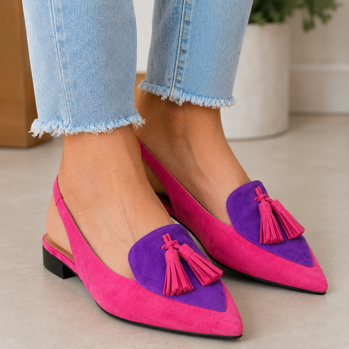 Elara | Strappy Tassel Sandals