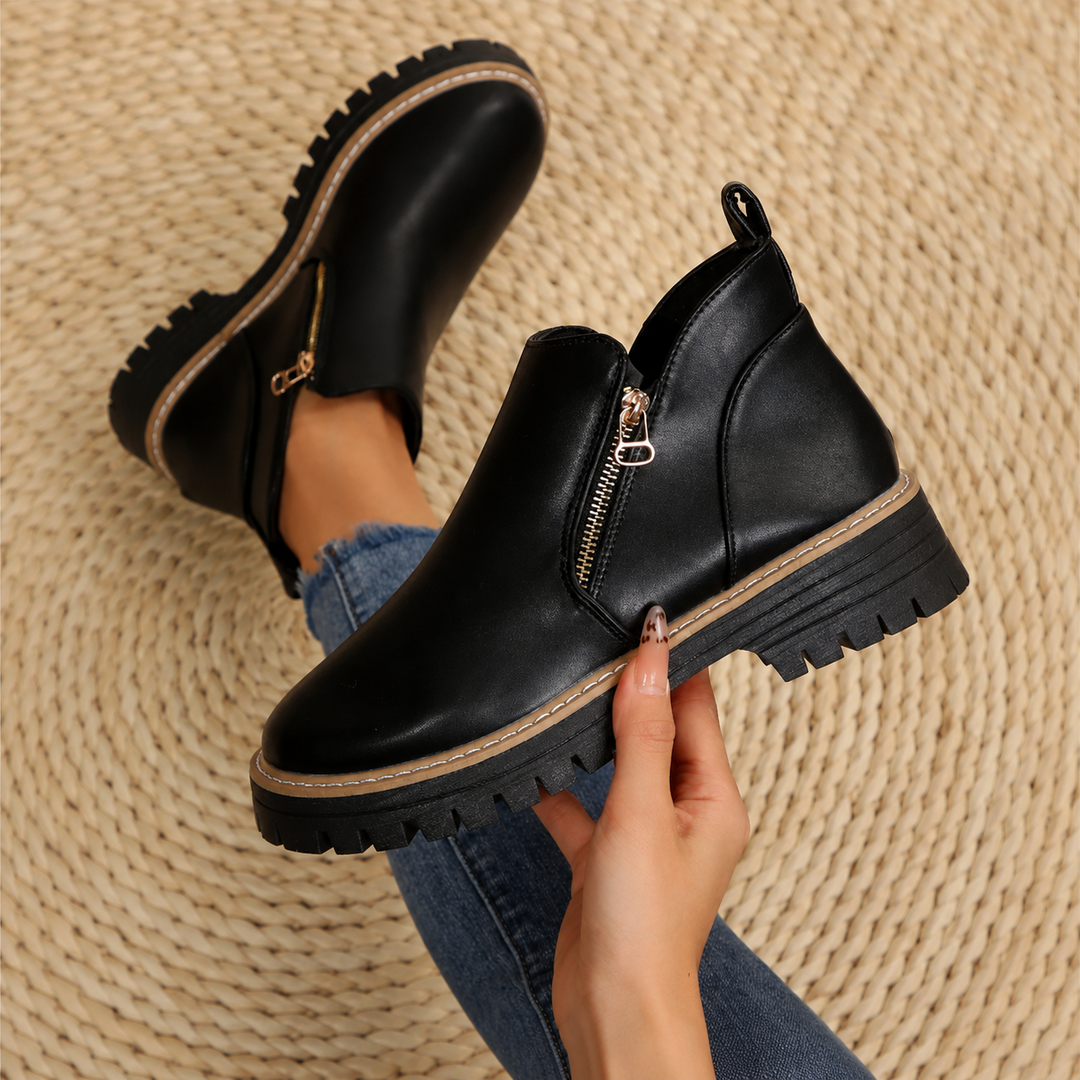 Harriet | Comfort Zip Ankle Boots